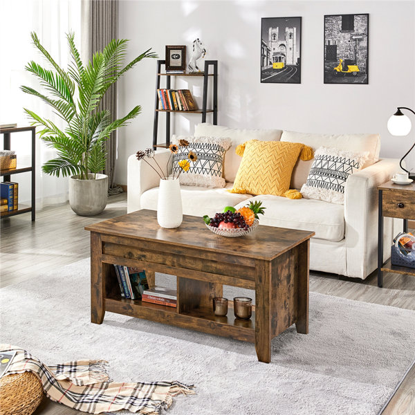 Foundry Select Kincade Lift Top Extendable Coffee Table with Storage